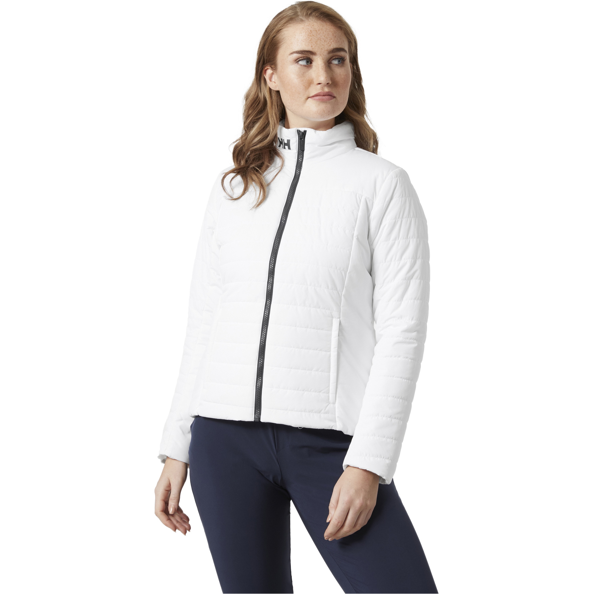 2025 Helly Hansen Crew Insulator 2.0 Jakke 30239 Til Kvinder - Hvid